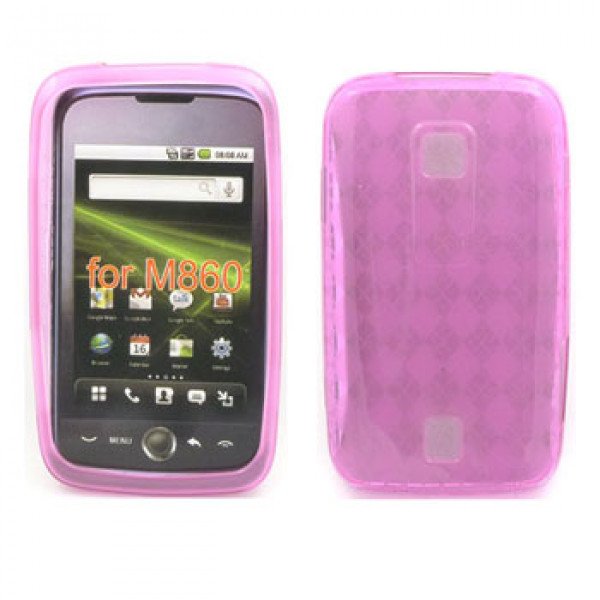 Wholesale Gel Case  for  HUAWEI Ascend M860 (Pink)
